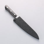 Seisuke VG10 17 Layer Damascus Petty-Utility 135mm Black Pakka wood Handle with Sheath - Japannywholesale