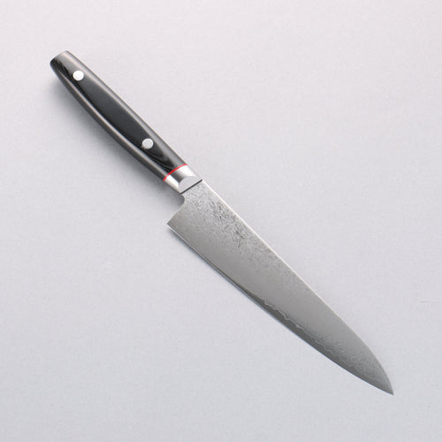 Seisuke Saiun VG10 Damascus Petty-Utility 150mm Black Micarta Handle - Japannywholesale