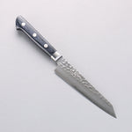 Seisuke Aotsuchi AUS10 Hammered Kiritsuke Petty-Utility 145mm Navy blue Pakka wood Handle with Sheath - Japannywholesale