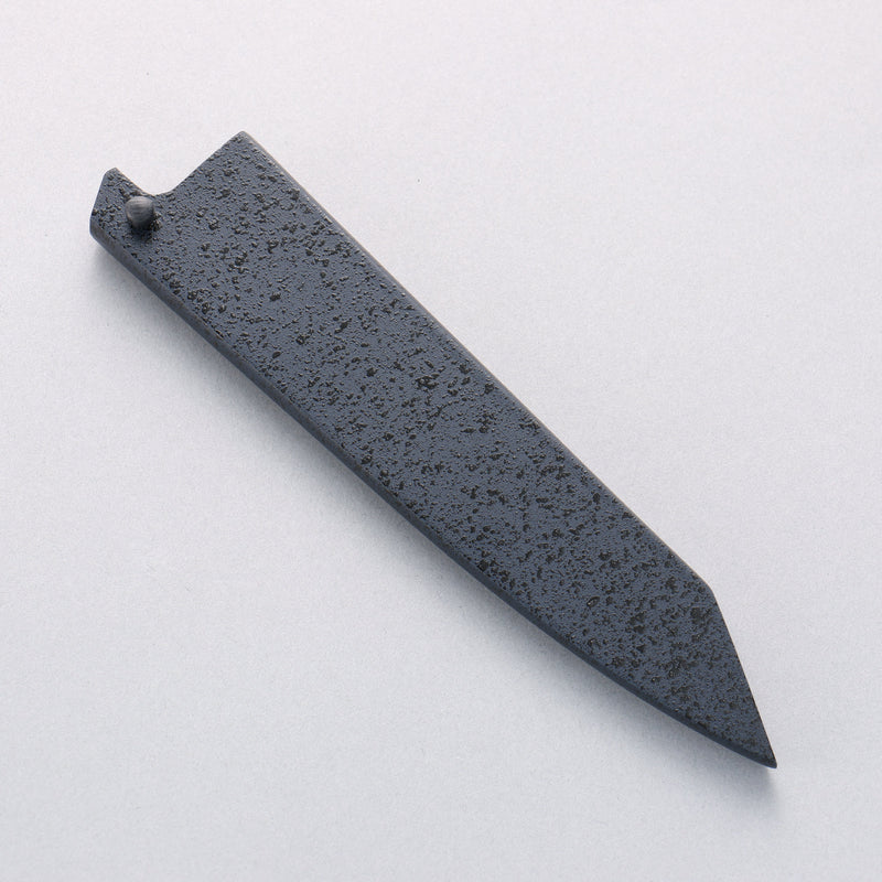Seisuke Aotsuchi AUS10 Hammered Kiritsuke Petty-Utility 145mm Navy blue Pakka wood Handle with Sheath - Japannywholesale