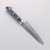 Seisuke Seiun VG10 33 Layer Damascus Petty-Utility 135mm Navy blue Pakka wood Handle with Sheath - Japannywholesale