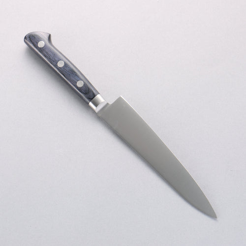 Seisuke Seiten Molybdenum Petty-Utility 150mm Navy blue Pakka wood Handle with Sheath - Japannywholesale