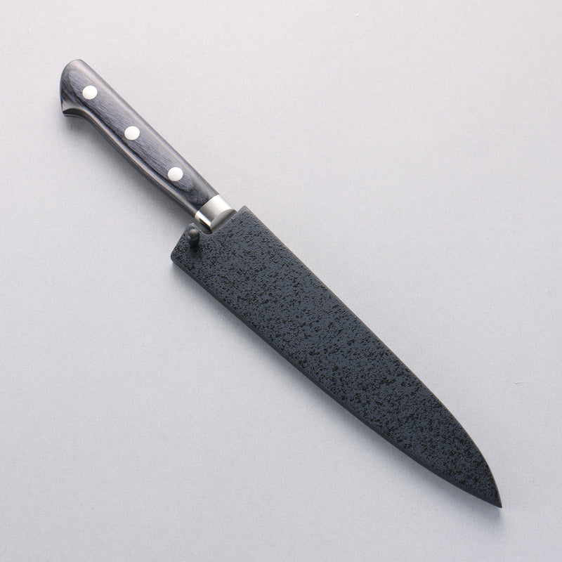 Seisuke Seiten Molybdenum Petty-Utility 150mm Navy blue Pakka wood Handle with Sheath - Japannywholesale