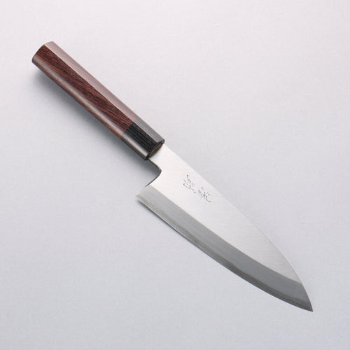 Seisuke Blue Steel Kasumitogi Funayuki 180mm Rosewood Handle - Japannywholesale