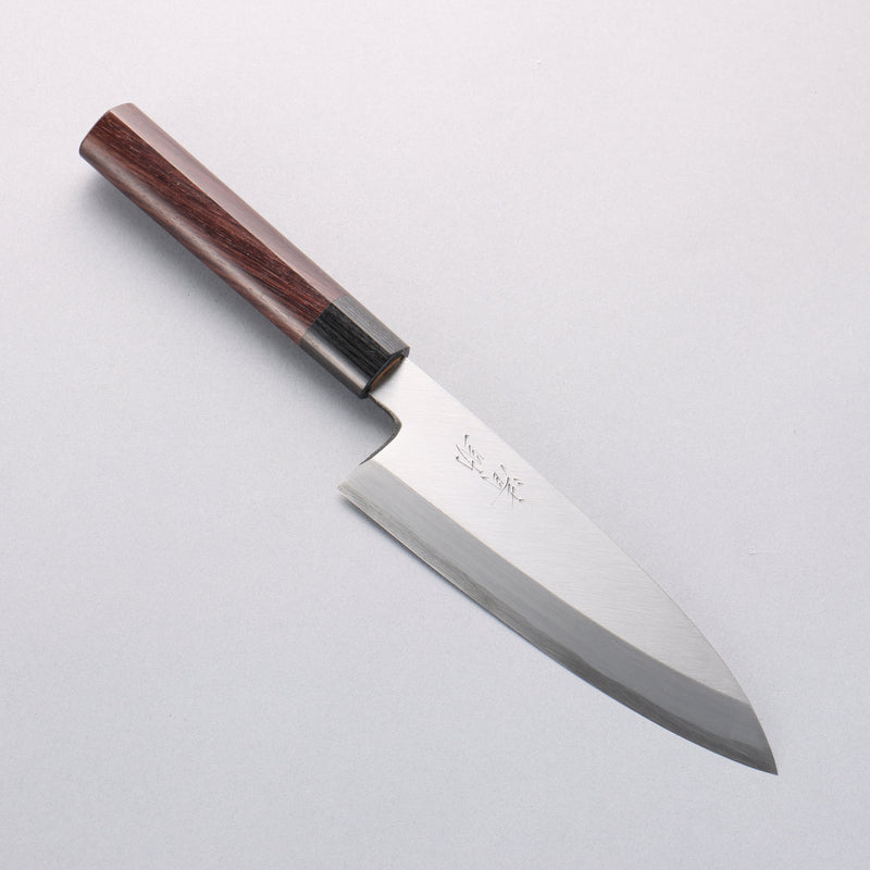 Seisuke Blue Steel Kasumitogi Funayuki 180mm Rosewood Handle - Japannywholesale