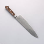 Seisuke Kagami2 AUS10 Mirrored Finish Damascus Gyuto 210mm Brown Pakka wood Handle - Japannywholesale