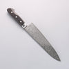 Seisuke AUS10 45 Layer Damascus Gyuto 210mm Black Pakka wood Handle - Japannywholesale