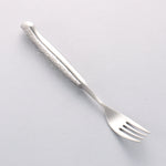 Seisuke Stainless Steel Steak Knife & Fork Set 80mm Stainless Handle Ryujin - Japannywholesale