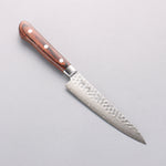 Seisuke Swedish Steel-stn Hammered Petty-Utility 135mm Mahogany Handle - Japannywholesale