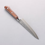 Seisuke Swedish Steel-stn Hammered Petty-Utility 135mm Mahogany Handle - Japannywholesale