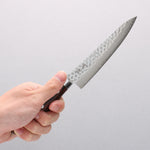 Seisuke Swedish Steel-stn Hammered Petty-Utility 135mm Mahogany Handle - Japannywholesale