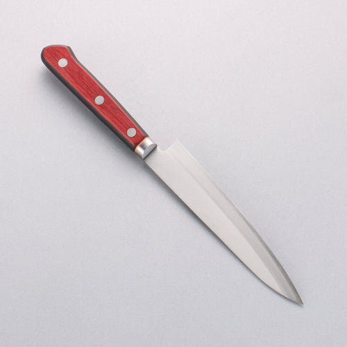 Seisuke Blue Super Petty-Utility 145mm Red Pakka wood Handle - Japannywholesale