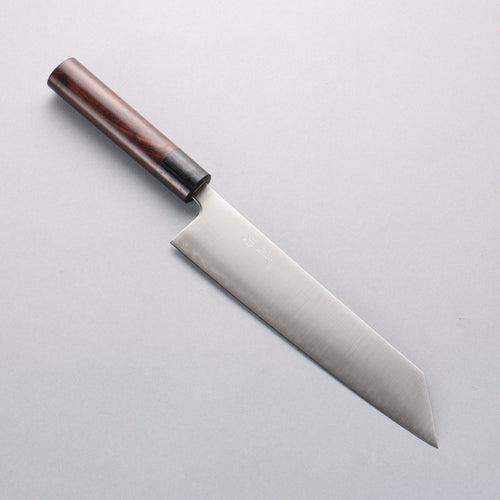 Seisuke Blue Super Kiritsuke Gyuto 210mm Rosewood (Ferrule: Black Pakka Wood) Handle - Japannywholesale