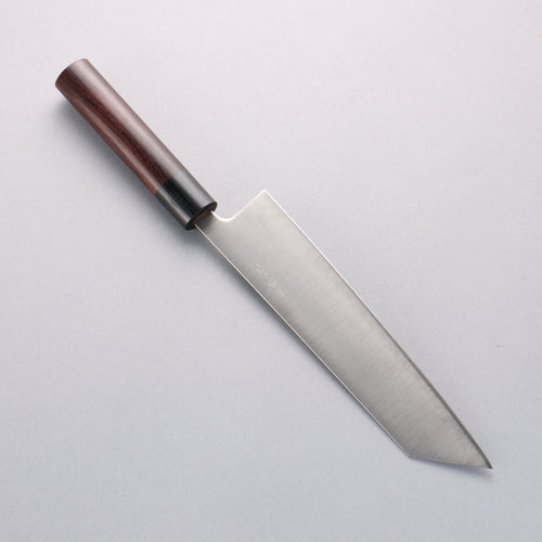 Seisuke Blue Super Kiritsuke Gyuto 210mm Rosewood (Ferrule: Black Pakka Wood) Handle - Japannywholesale