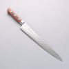 Seisuke Swedish Steel-stn Hammered Sujihiki 270mm Mahogany Handle - Japannywholesale