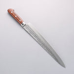 Seisuke Swedish Steel-stn Hammered Sujihiki 270mm Mahogany Handle - Japannywholesale