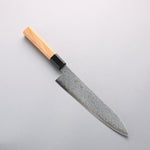 Seisuke VG10 Damascus Migaki Finished Gyuto 210mm Keyaki (Japanese Elm) Handle - Japannywholesale