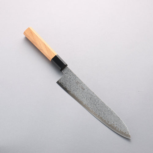 Seisuke VG10 Damascus Migaki Finished Gyuto 210mm Keyaki (Japanese Elm) Handle - Japannywholesale