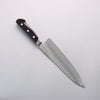 Seisuke Blue Steel No.2 Nashiji Hammered Gyuto 200mm Black Pakka wood Handle - Japannywholesale