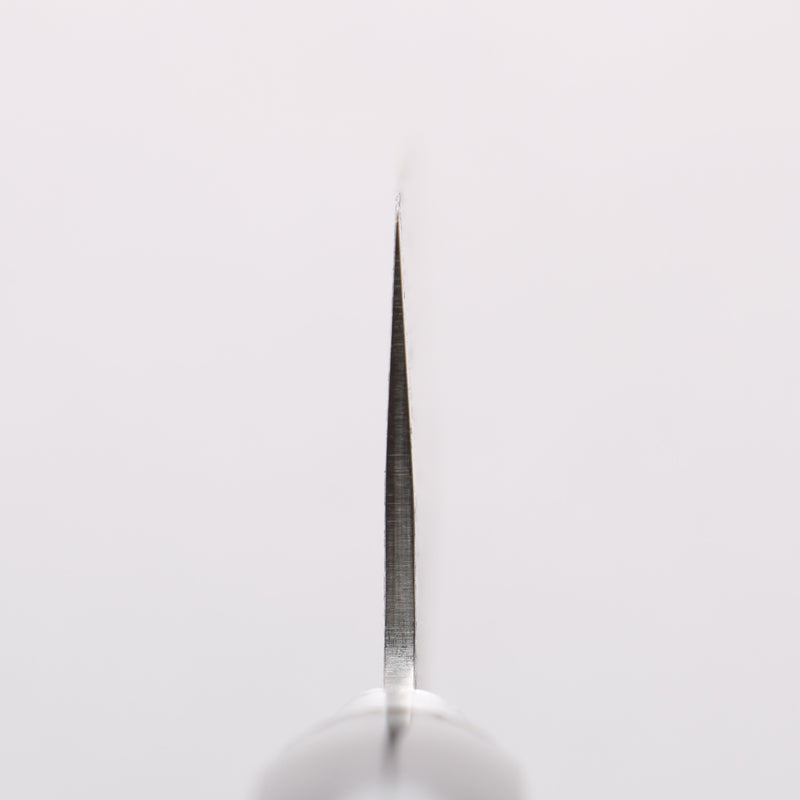 Seisuke Blue Steel No.2 Nashiji Hammered Gyuto 200mm Black Pakka wood Handle - Japannywholesale