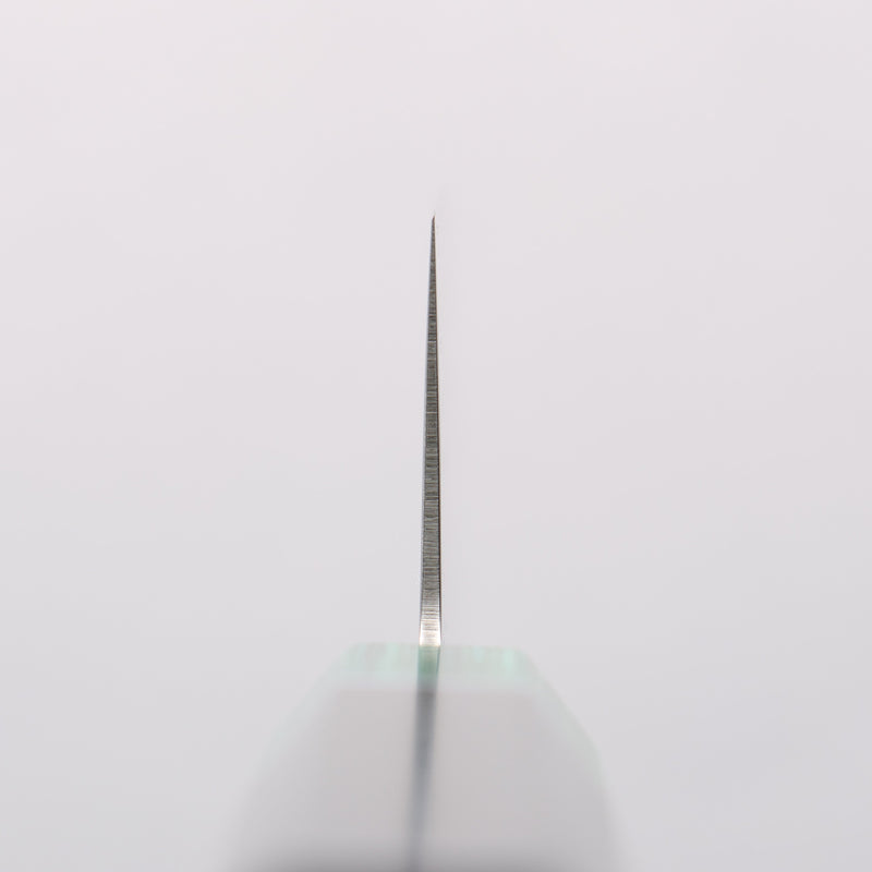 Seisuke AUS10 Mirror Crossed Usuba 160mm Black Pakka wood(ferrule: Green Pakka wood) Handle - Japannywholesale
