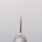 Seisuke Blue Steel Hammered Ribbed Santoku 180mm Black Pakka wood Handle - Japannywholesale