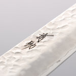 Seisuke AUS8 Hammered Sujihiki 240mm Black Pakka wood Handle - Japannywholesale