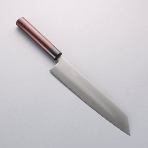 Seisuke Blue Super Kiritsuke Gyuto 240mm Rosewood (Ferrule: Black Pakka Wood) Handle - Japannywholesale