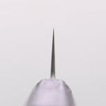 Seisuke White Steel No.1 Migaki Polish Finish Gyuto 180mm Oak with Purple Lacquer Handle - Japannywholesale