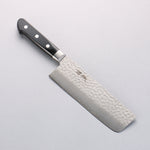 Seisuke AUS8 Hammered Nakiri 165mm Black Pakka wood Handle - Japannywholesale