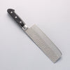 Seisuke AUS8 Hammered Nakiri 165mm Black Pakka wood Handle - Japannywholesale