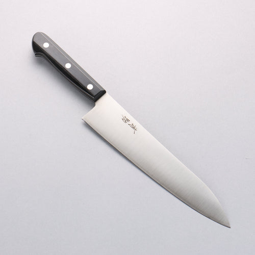 Seisuke SLD Migaki Polish Finish Gyuto 210mm Black Pakka wood Handle - Japannywholesale