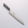 Seisuke AUS8 Hammered Gyuto 210mm Black Pakka wood Handle - Japannywholesale