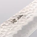 Seisuke AUS8 Hammered Gyuto 210mm Black Pakka wood Handle - Japannywholesale