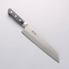 Seisuke AUS8 Hammered Kiritsuke Gyuto 210mm Black Pakka wood Handle - Japannywholesale