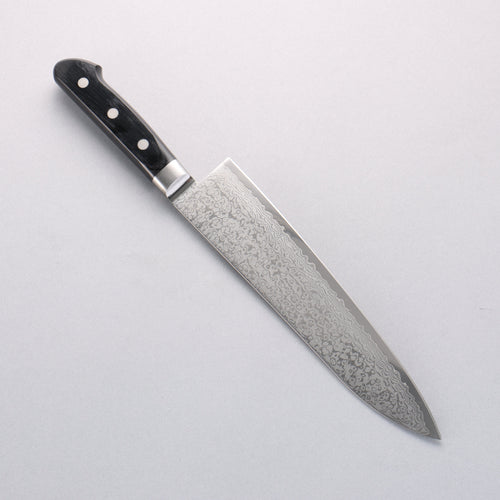 Seisuke VG10 33 Layer Damascus Gyuto 210mm Black Pakka wood Handle - Japannywholesale