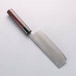 Seisuke Blue Super Nakiri 165mm Rosewood (Ferrule: Black Pakka Wood) Handle - Japannywholesale
