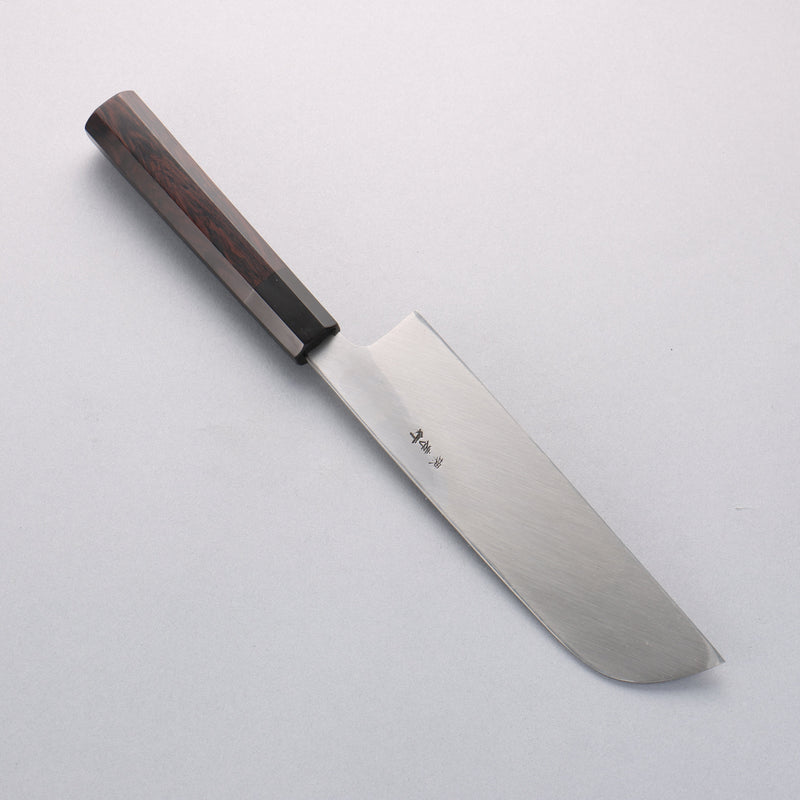 Sakai Takayuki Blue Steel No.2 Kamagata Usuba Ebony Wood Handle - Japannywholesale