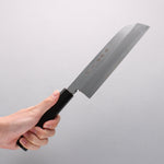 Sakai Takayuki Blue Steel No.2 Kamagata Usuba Ebony Wood Handle - Japannywholesale