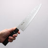 Seisuke AUS10 Mirror Crossed Gyuto 210mm Black Pakka wood Handle - Japannywholesale