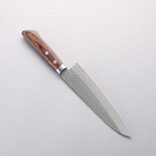 Kunihira Kokuryu VG10 Hammered Damascus Gyuto 180mm Scotch Pakka wood Handle - Japannywholesale