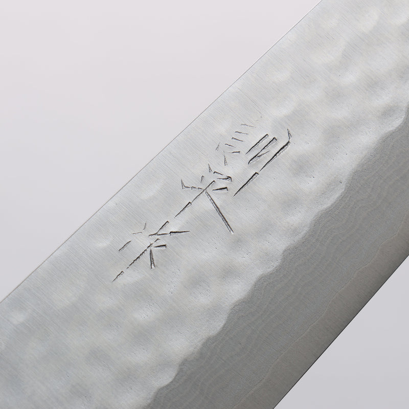Kunihira Kokuryu VG10 Hammered Damascus Gyuto 180mm Scotch Pakka wood Handle - Japannywholesale