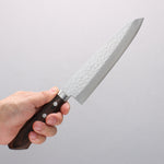 Kunihira Kokuryu VG10 Hammered Damascus Gyuto 180mm Scotch Pakka wood Handle - Japannywholesale