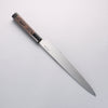 Sakai Takayuki Honyaki White Steel No.2 Yanagiba Wenge with Double Water Buffalo Ring Handle - Japannywholesale