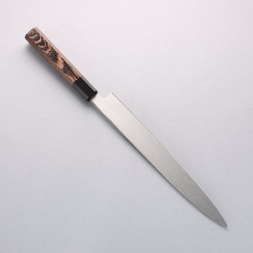 Sakai Takayuki Honyaki VG10 Dragon engraving Yanagiba 270mm Wenge Handle with Sheath - Japannywholesale