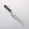 Sakai Takayuki VG10 Hammered Damascus 17 Layer Santoku 180mm Black Pakka wood Handle - Japannywholesale