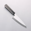 Minamoto Akitada Blue Steel No.2 Aideba 150mm Ebony Wood (ferrule: Black Water Buffalo Horn) Handle - Japannywholesale