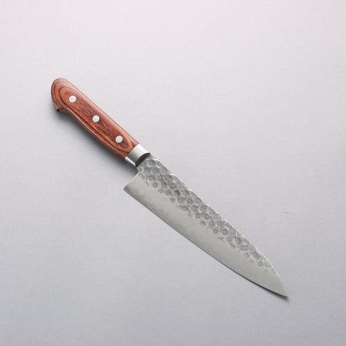 Seisuke VG10 Hammered Gyuto 180mm Mahogany Handle - Japannywholesale