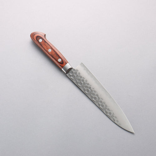 Seisuke VG10 Hammered Gyuto 180mm Mahogany Handle - Japannywholesale