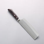 Kunihira Kokuryu VG10 Damascus Nakiri 165mm Black Pakka wood Handle - Japannywholesale